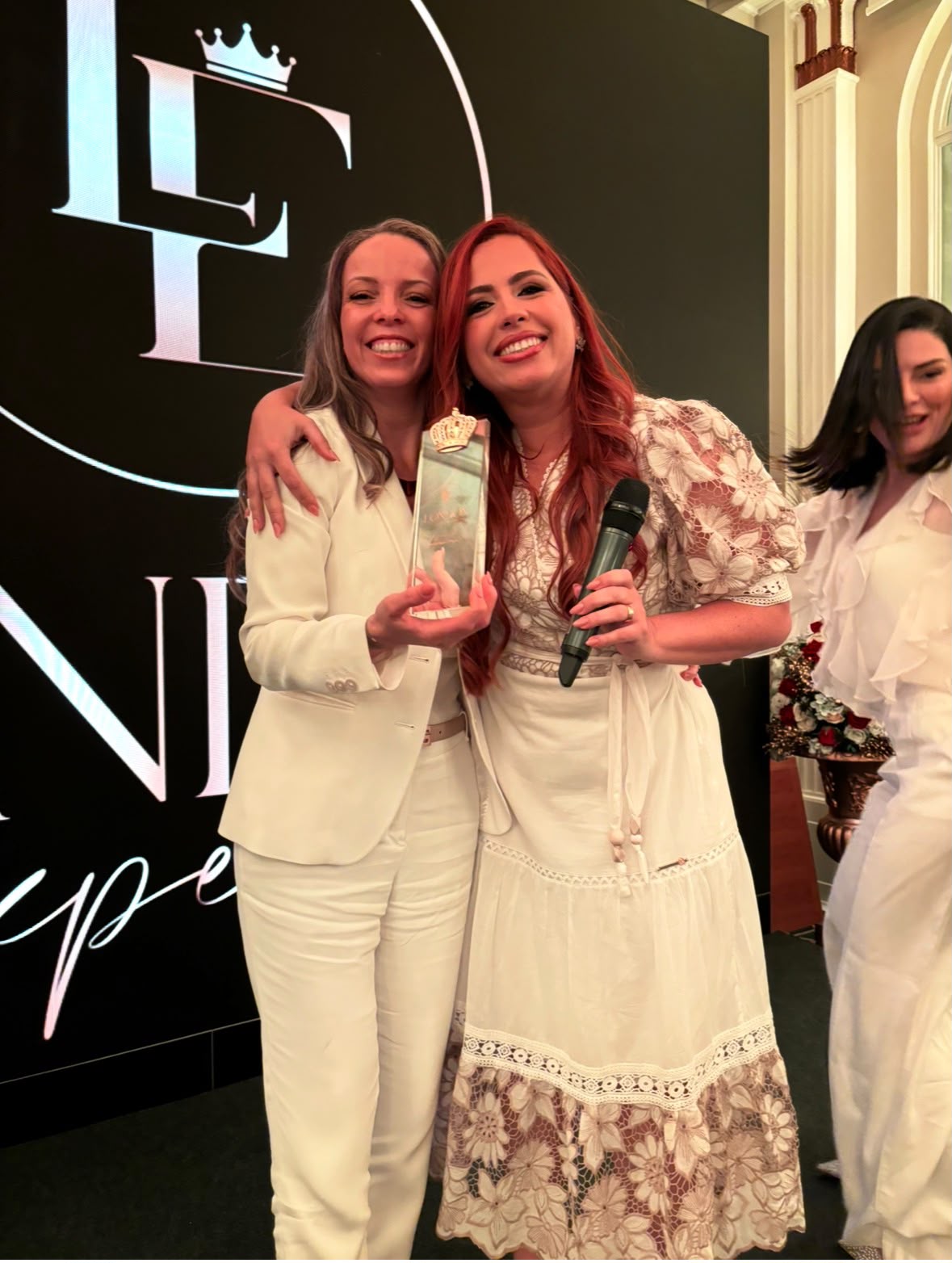 Premiación de Glaucia Sans en Londres 2